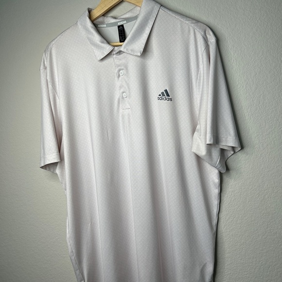 Adidas Men’s Polka Dot Golf Polo Shirt Size XL - Picture 1 of 6